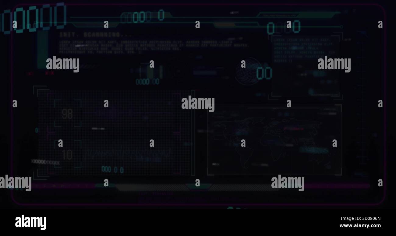 Black scanning layout hi-res stock photography and images - Alamy