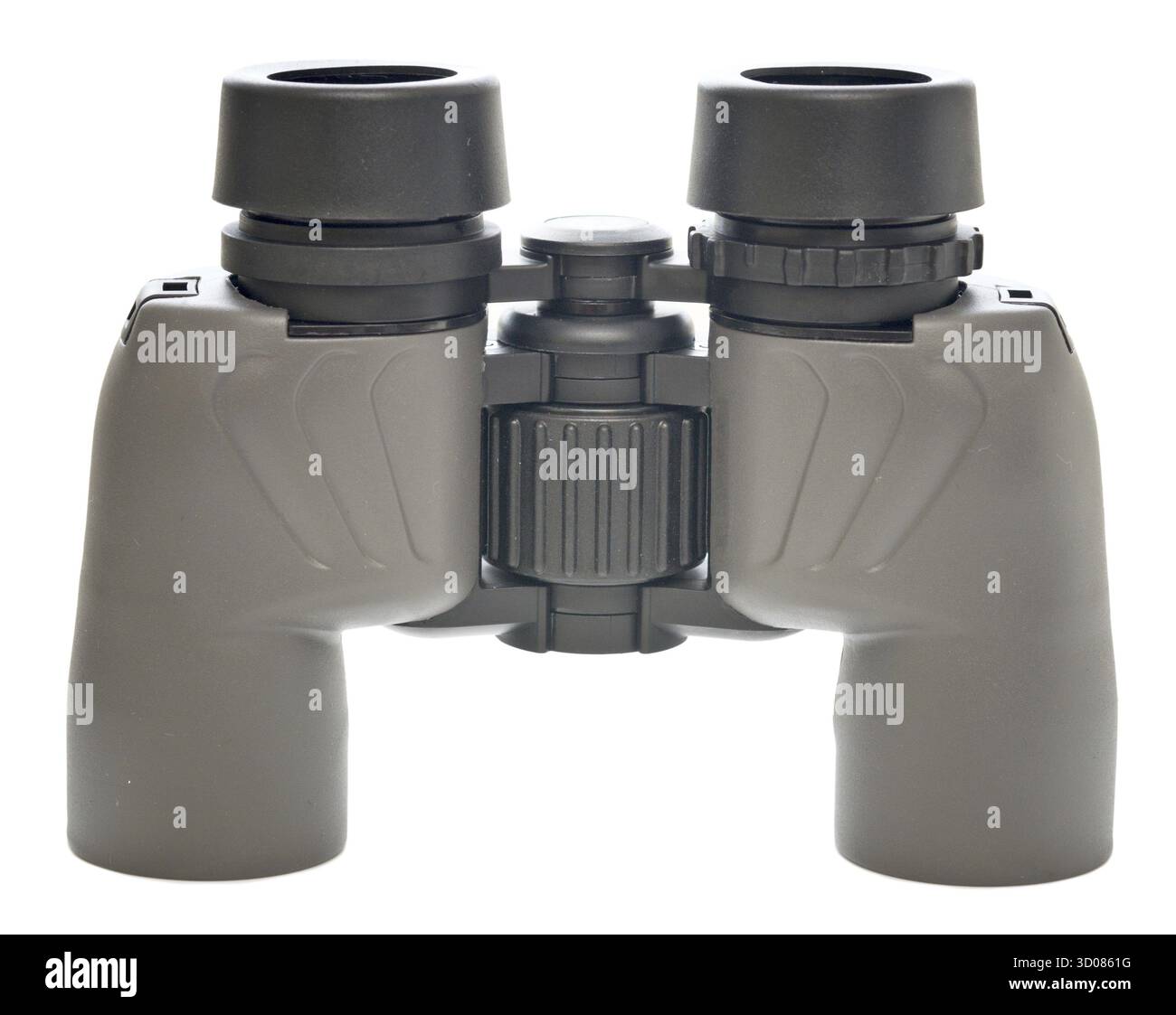 Binoculars isolated on white background Stock Photo