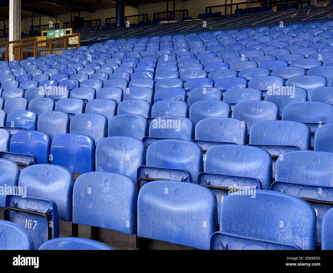 General view inside Goodison Park the new home of Everton Women.  Liverpool UK October 2025 - Smartphone Captured Stock Image
