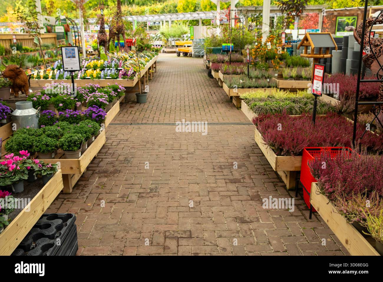 Mappleborough Green Garden Centre Stock Photo