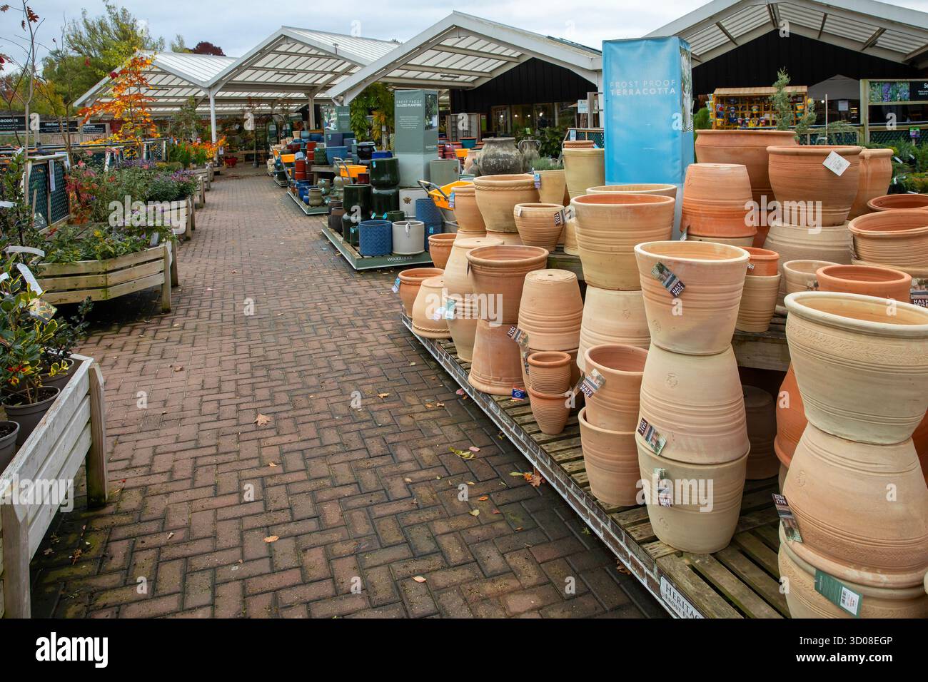 Mappleborough Green Garden Centre Stock Photo