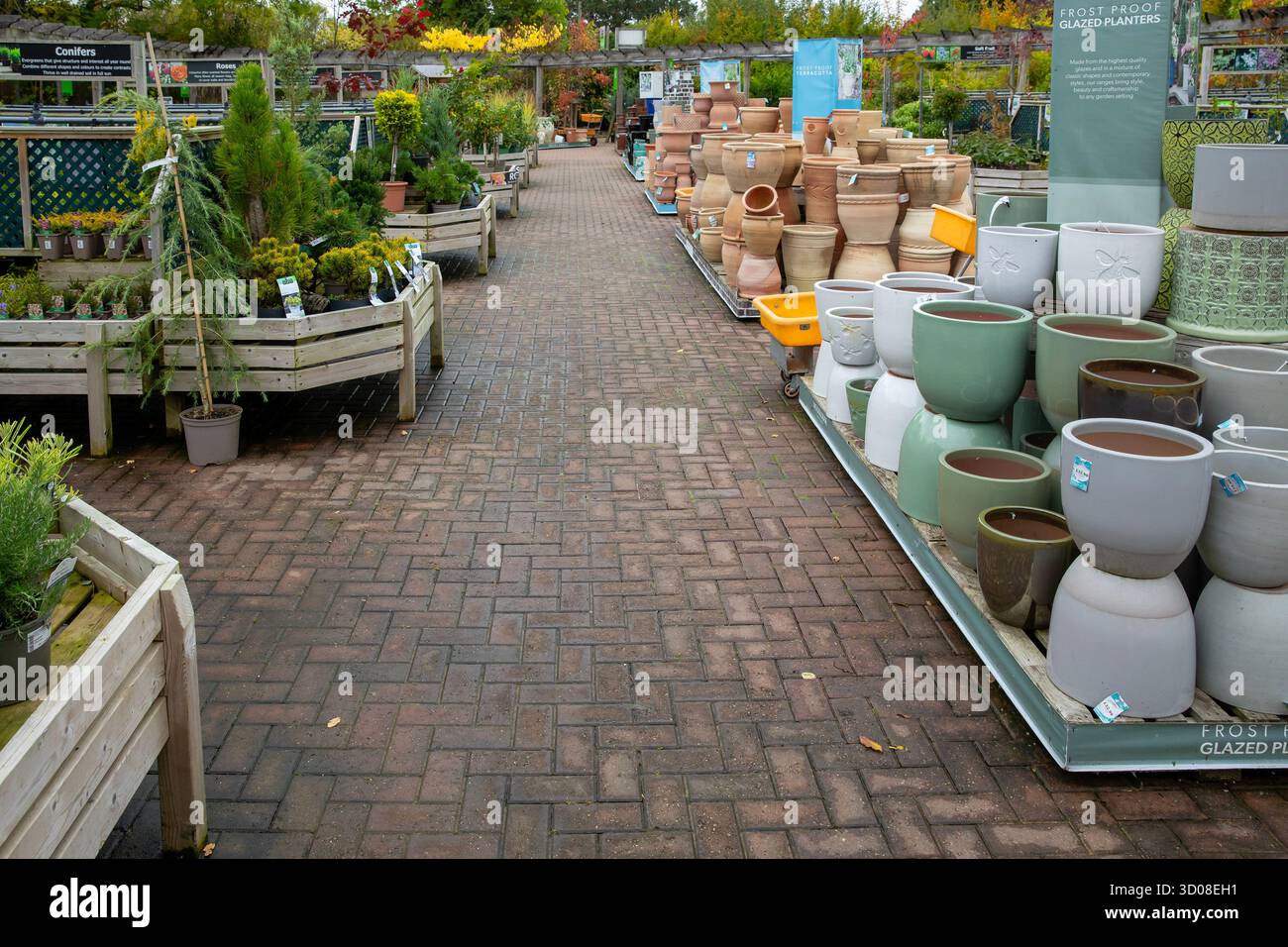 Mappleborough Green Garden Centre Stock Photo