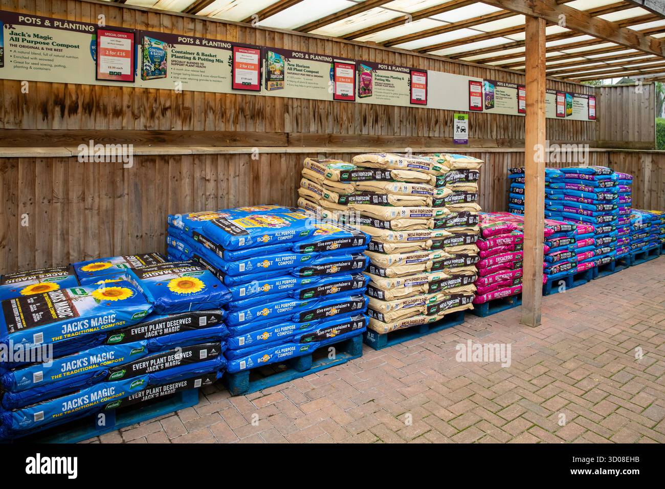 Mappleborough Green Garden Centre Stock Photo