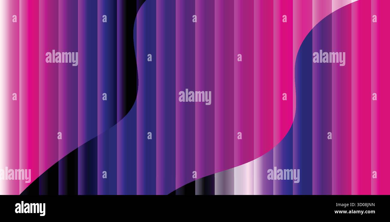 Abstract background with vibrant vertical stripes of pink and purple hues. - Stock Image