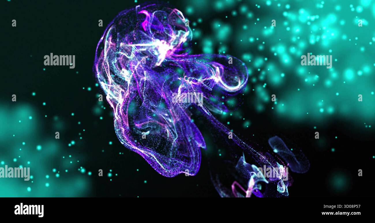 Floating neon led light formation hi-res stock photography and images ...