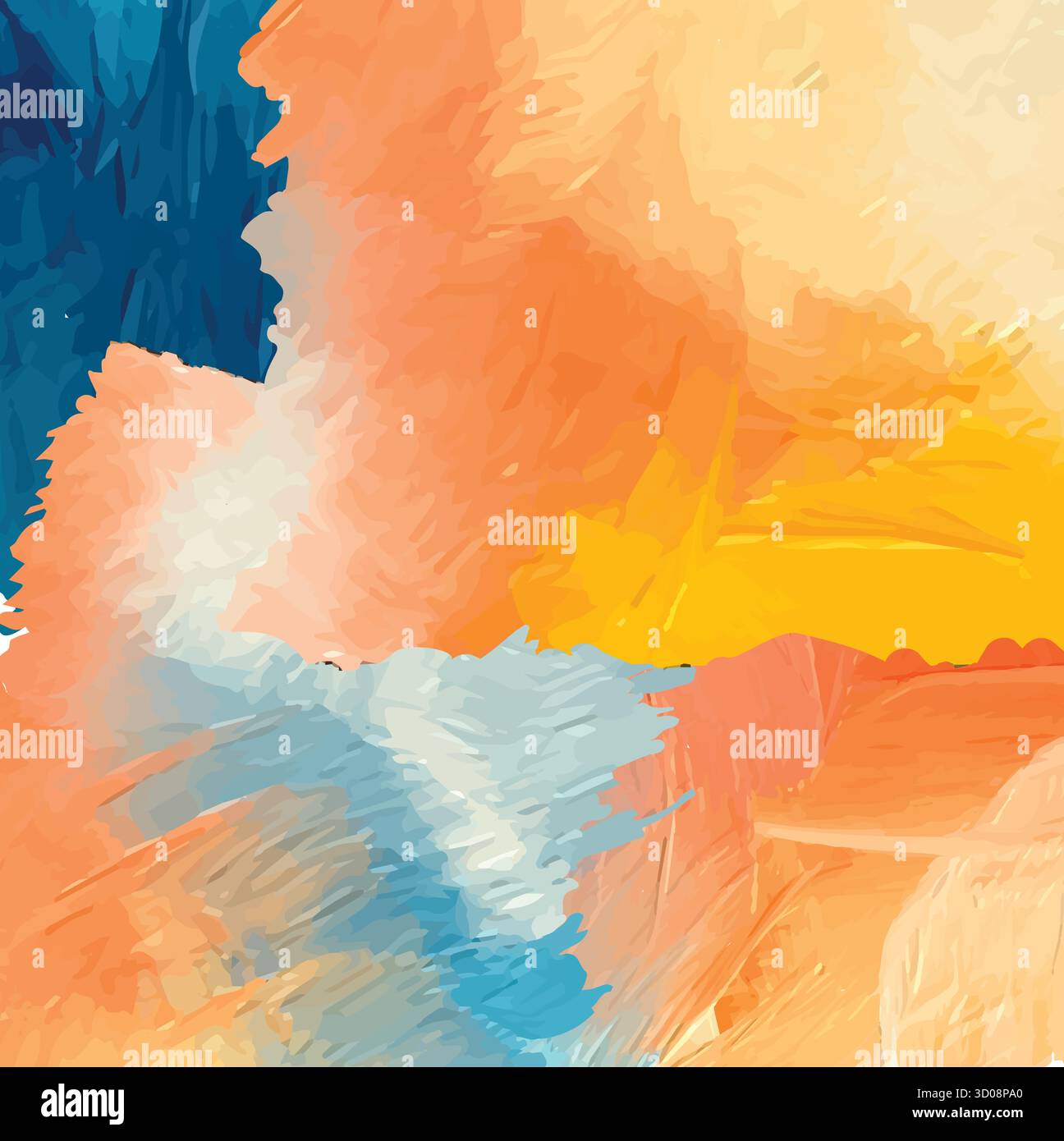 Abstract color splash painting Stock Vector Images - Alamy