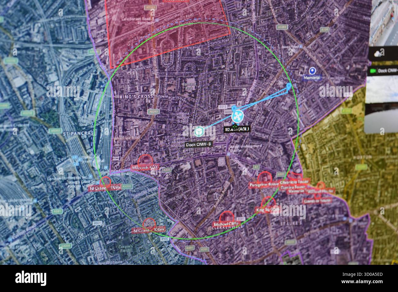 EMBARGOED TO 0001 WEDNESDAY OCTOBER 23 A map show the location of a ...