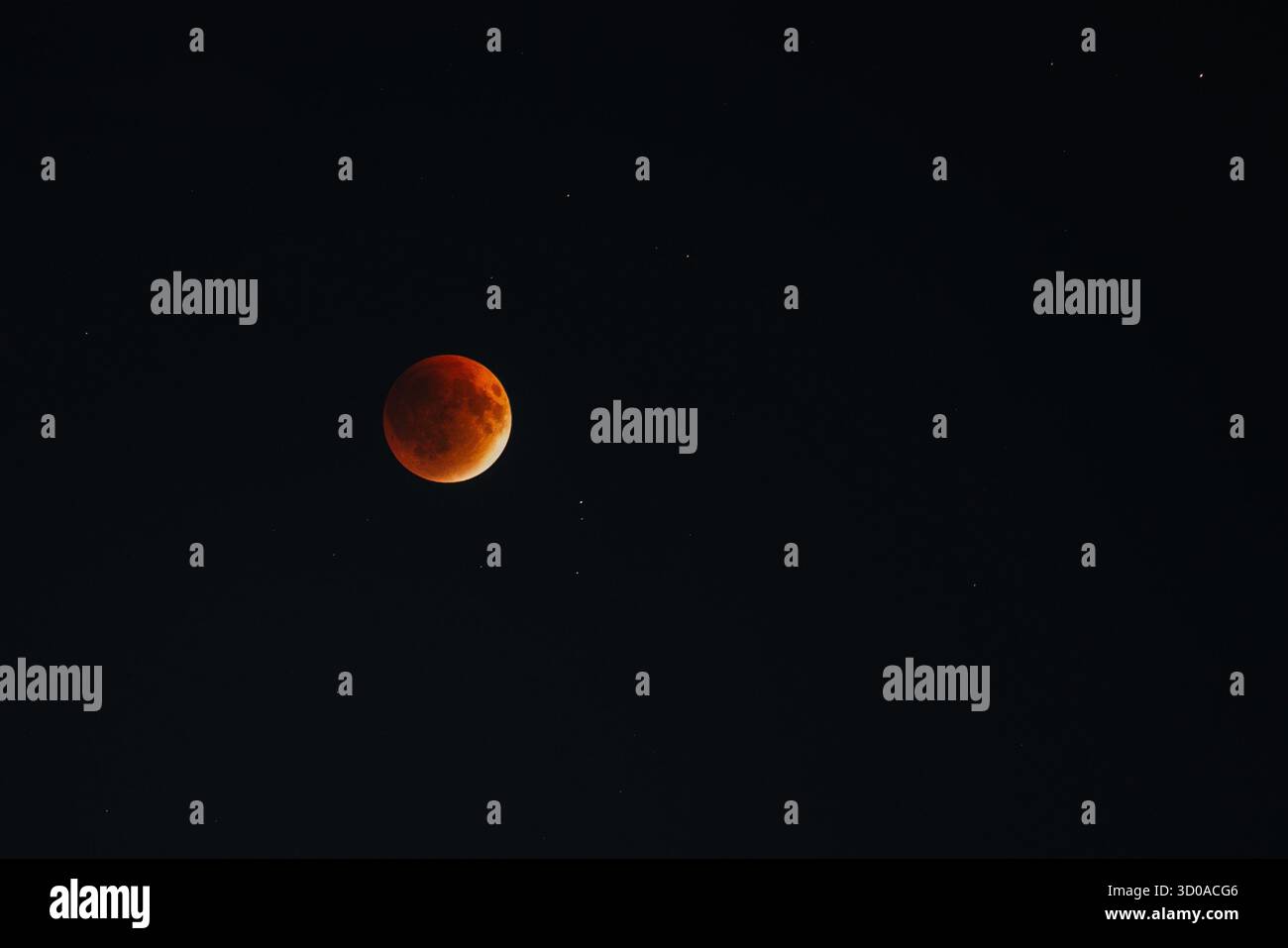 Full Lunar eclipse. Blood moon Stock Photo - Alamy