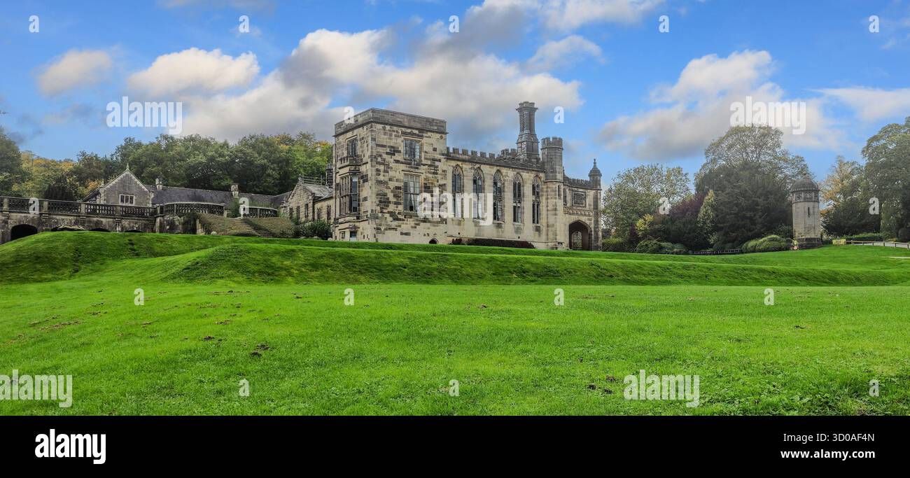 Ilam Hall and gardens, Ilam, Staffordshire, England, UK - Smartphone Captured Stock Image