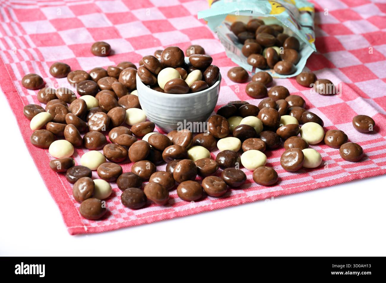 Chocolate pepernoten Stock Photo