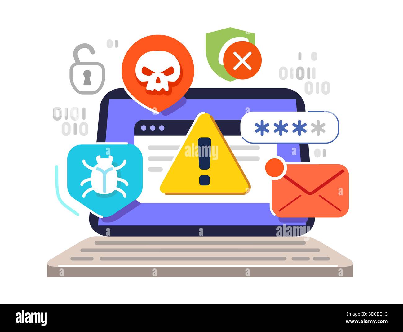 Scam secure Stock Vector Images - Alamy