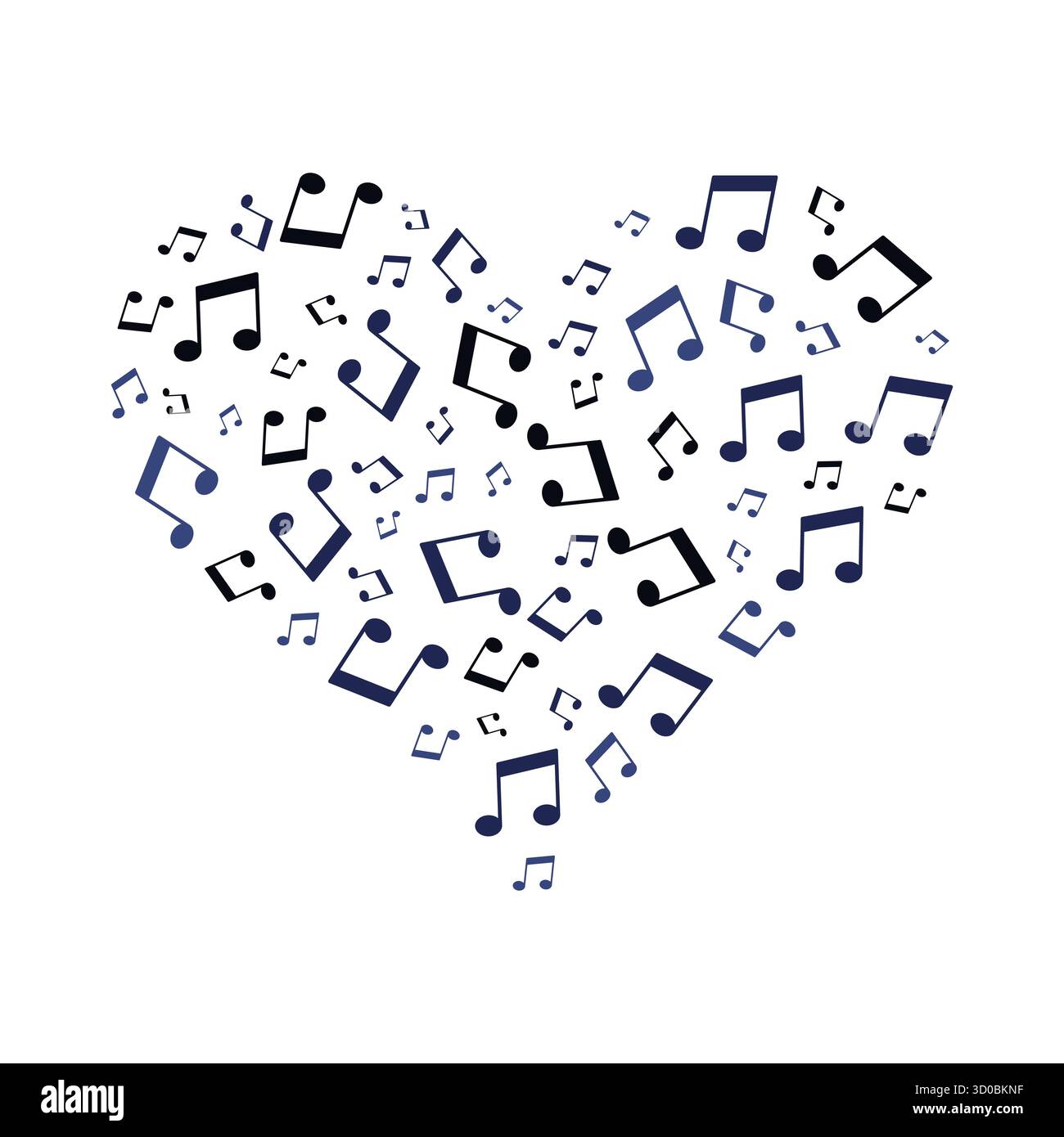 Illustration of a song sheet with musical notes and lyrics Cut Out ...