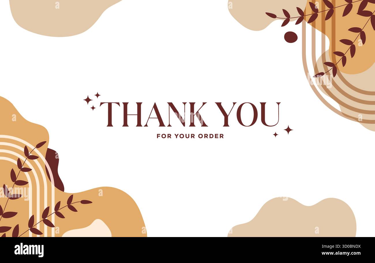 Thank you card clipart design. Thank you for your order card clip art ...