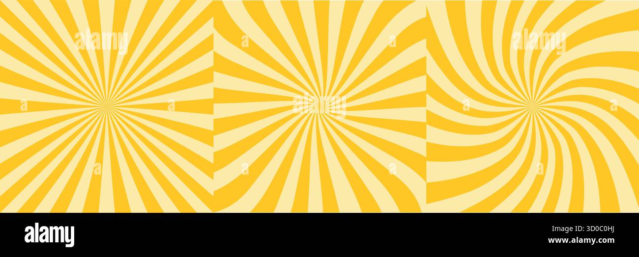 Set of sweet candy abstract vector backgrounds Stock Vector