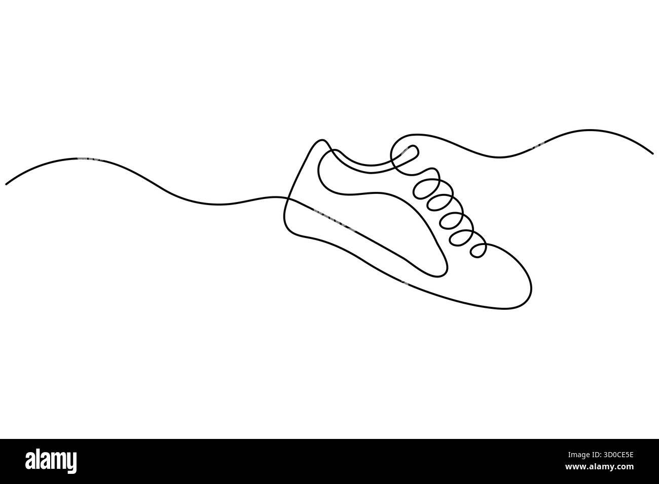 shoes-icon-continuous-one-line-drawing-minimalist-outline-vector