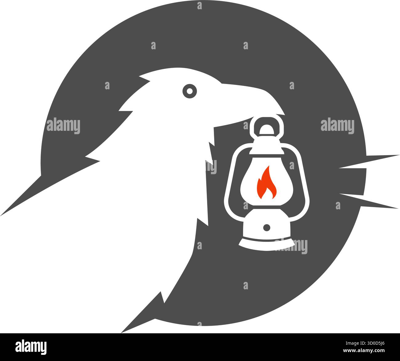 Vintage lantern icon design illustration Stock Vector