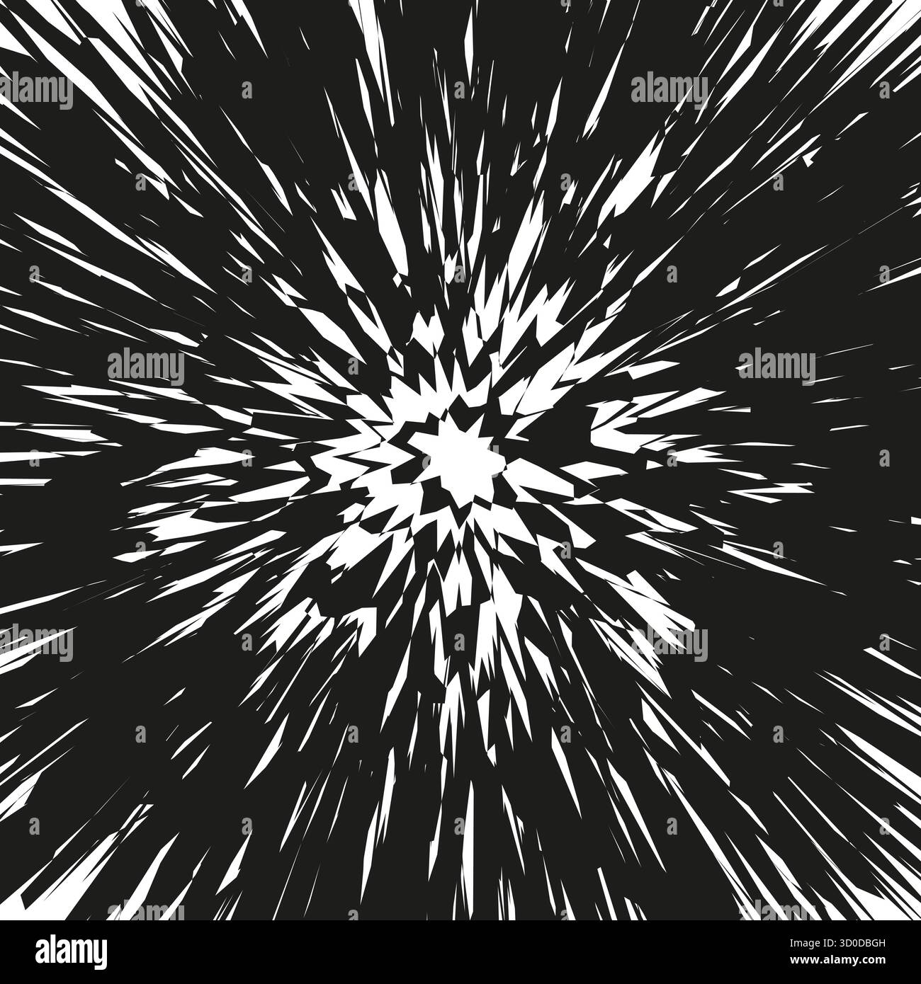 Explosion Burst Pattern Radial motion illustration. Explosive burst effect. Dynamic vector ...