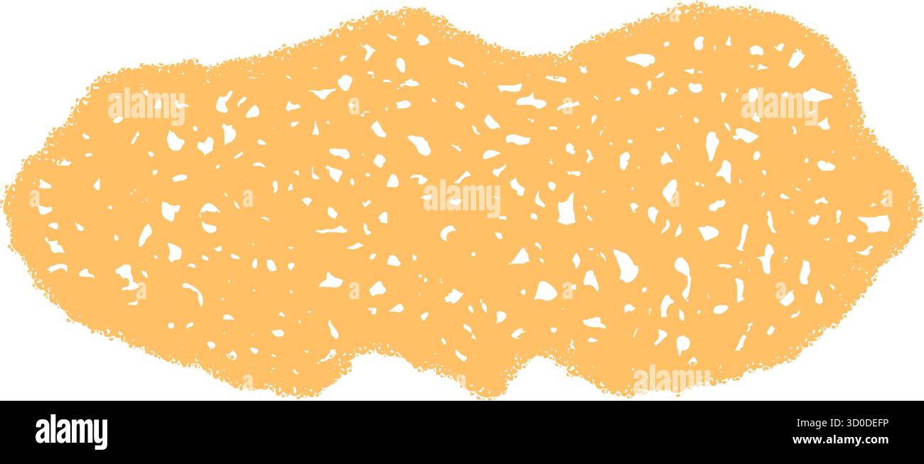 Wavy Crayon Scribble Rectangle Frame Background Stock Vector