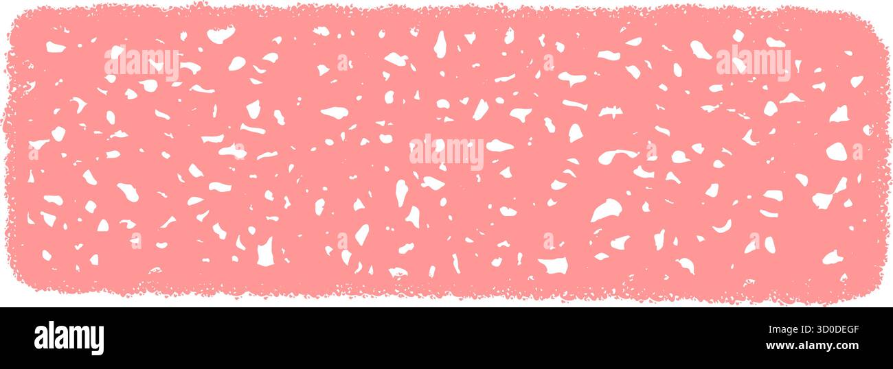 Chalk Scribble Rectangle Textbox Banner Sketch Stock Vector