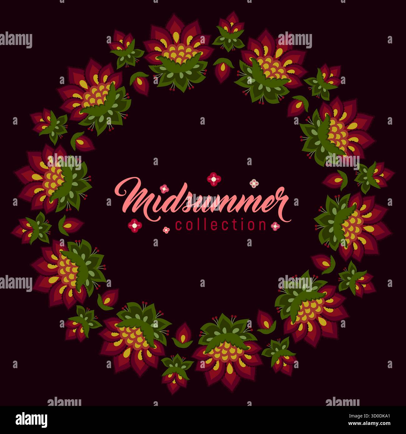 Rich deep red Stock Vector Images - Alamy