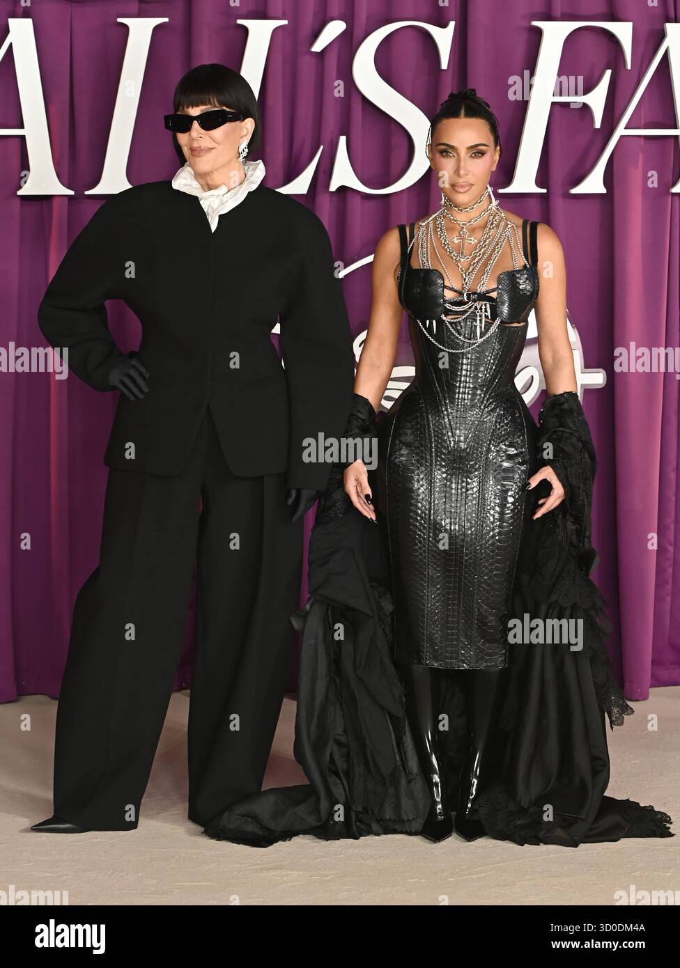 Kris Jenner and Kim Kardashian attends "All's Fair" Premiere streaming