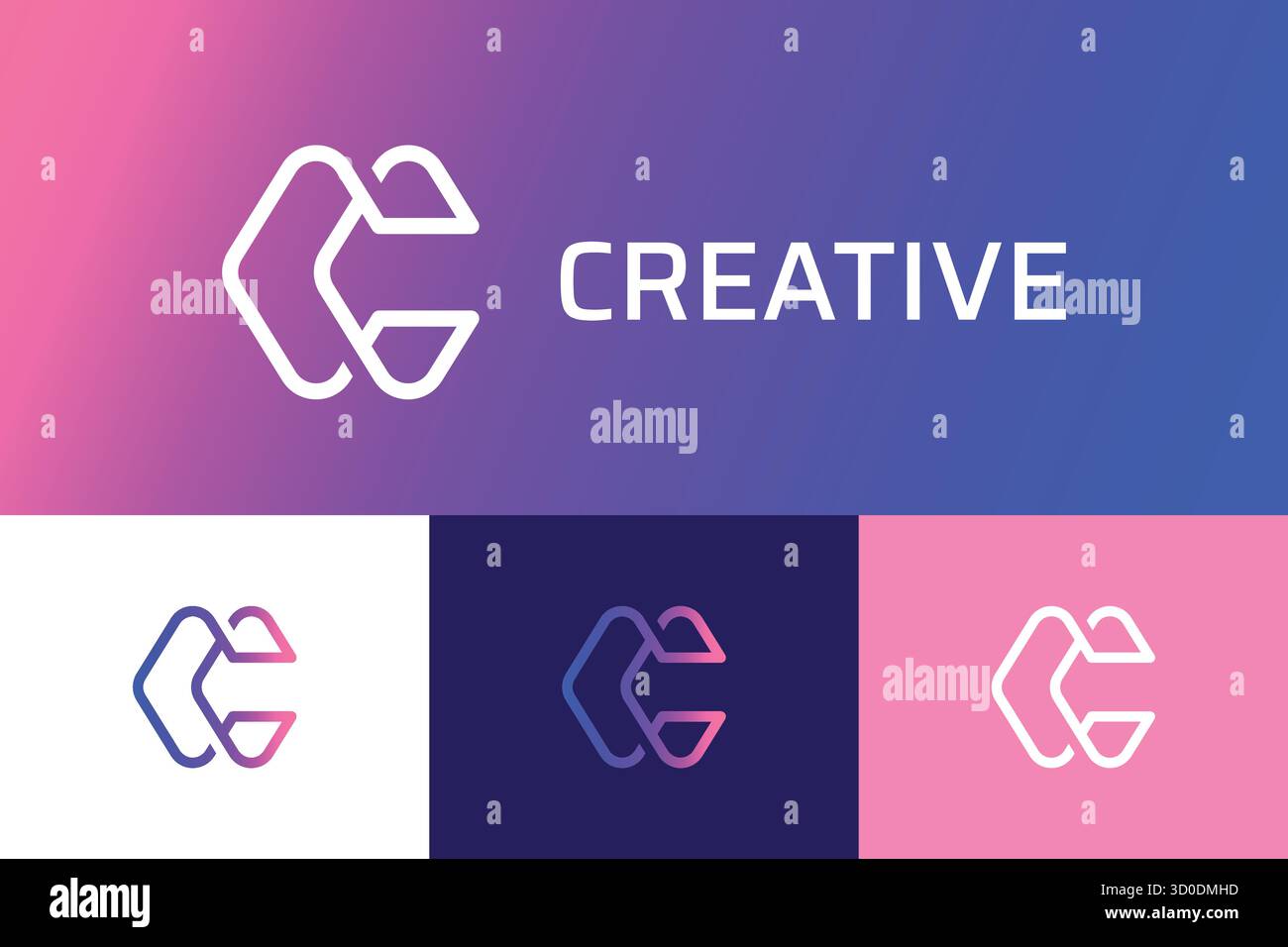 Creative Letter C Modern Technology Logo Business and Company Stock ...