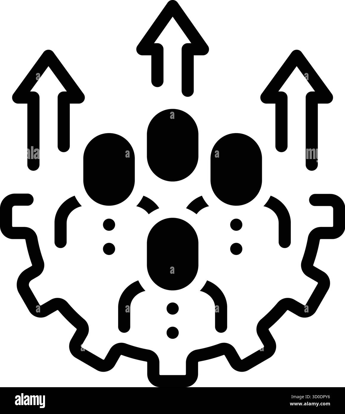 Icon workforce development Cut Out Stock Images & Pictures - Alamy