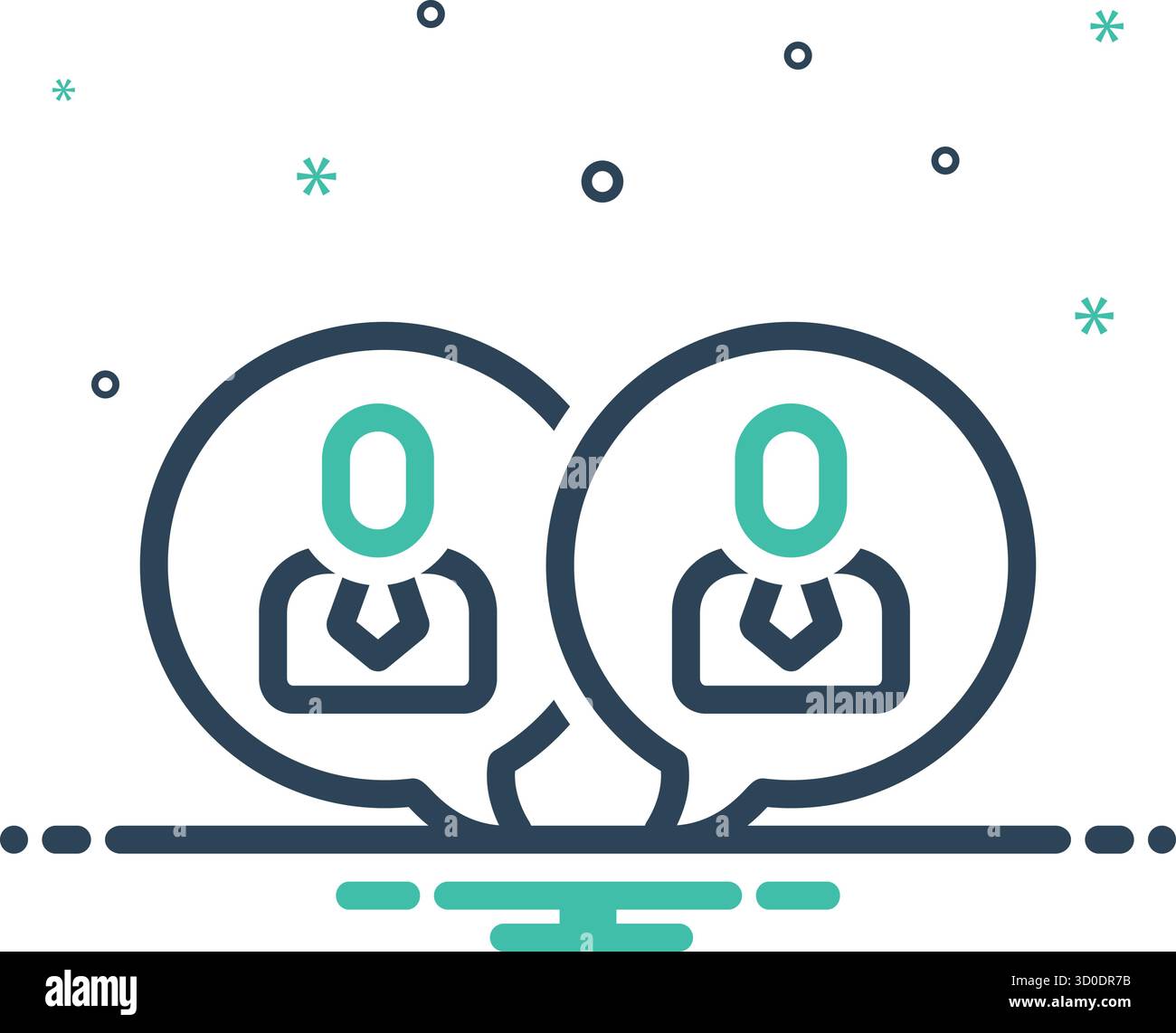 Customer interactions Stock Vector Images - Alamy