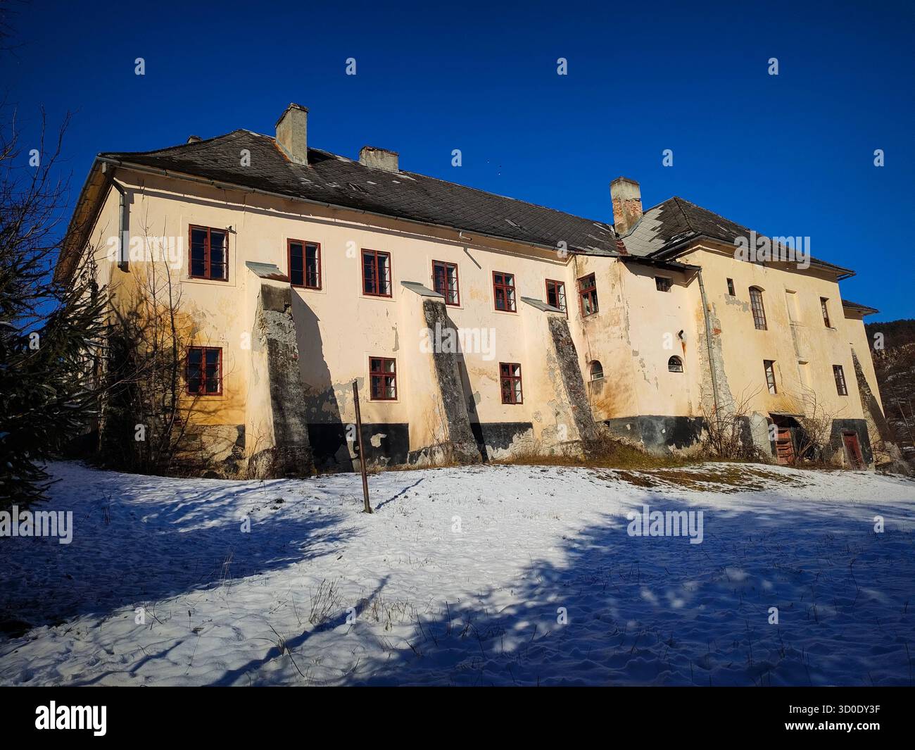 Apafi Castle in Coştiui village, near Sighet city, Maramureş county, northern Transylvania, Romania - Smartphone Captured Stock Image
