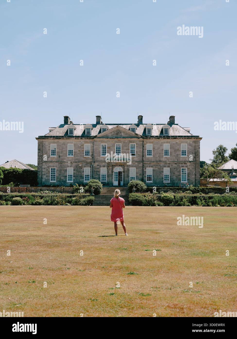 Antony House an early 18th-century property, Torpoint Cornwall England UK Stock Photo