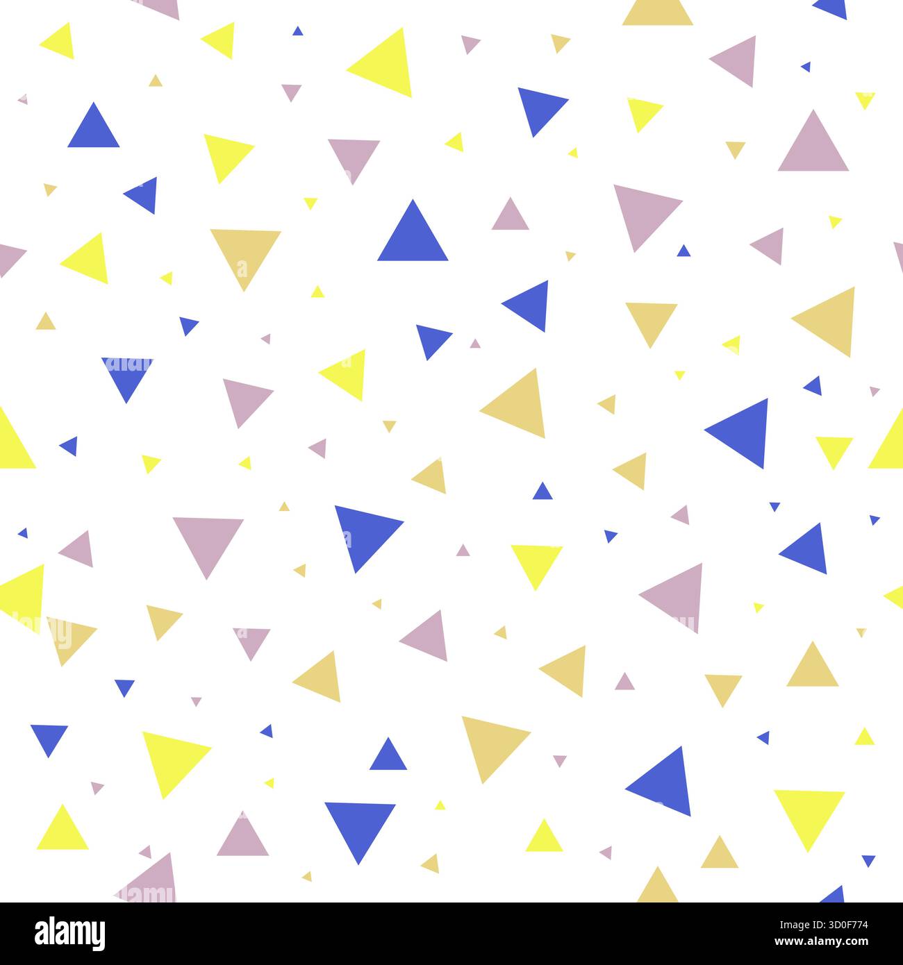 Abstract Triangle Colorful Seamless Pattern Stock Vector