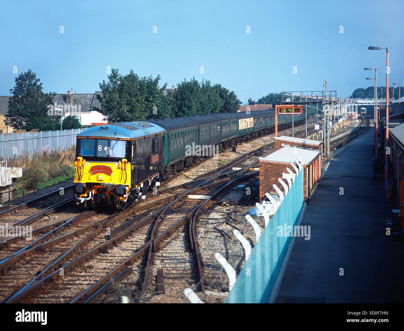 A Class 73 electro diesel locomotive No 73107 in Fragonset black livery ...