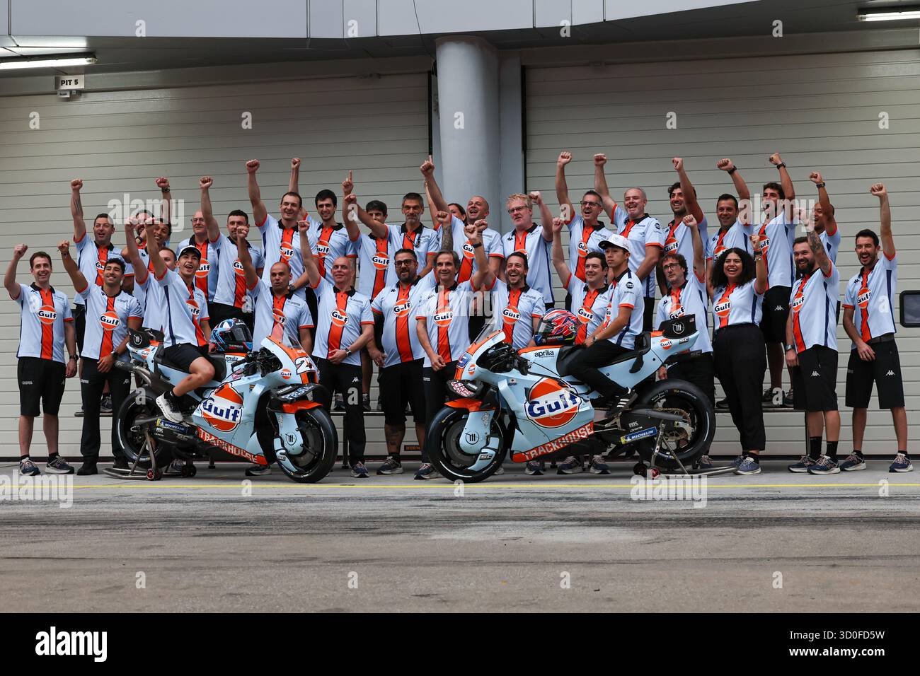 SEPANG, SGR - OCTOBER 23: Trackhouse Racing Team pose for photograph ...