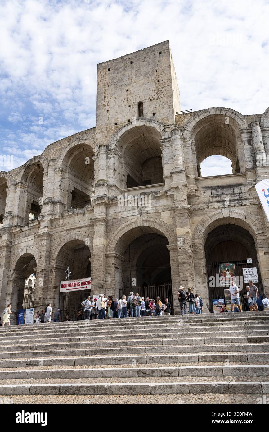 Amphitheatre, built around 90 AD, with two floors with 60 arcades each ...