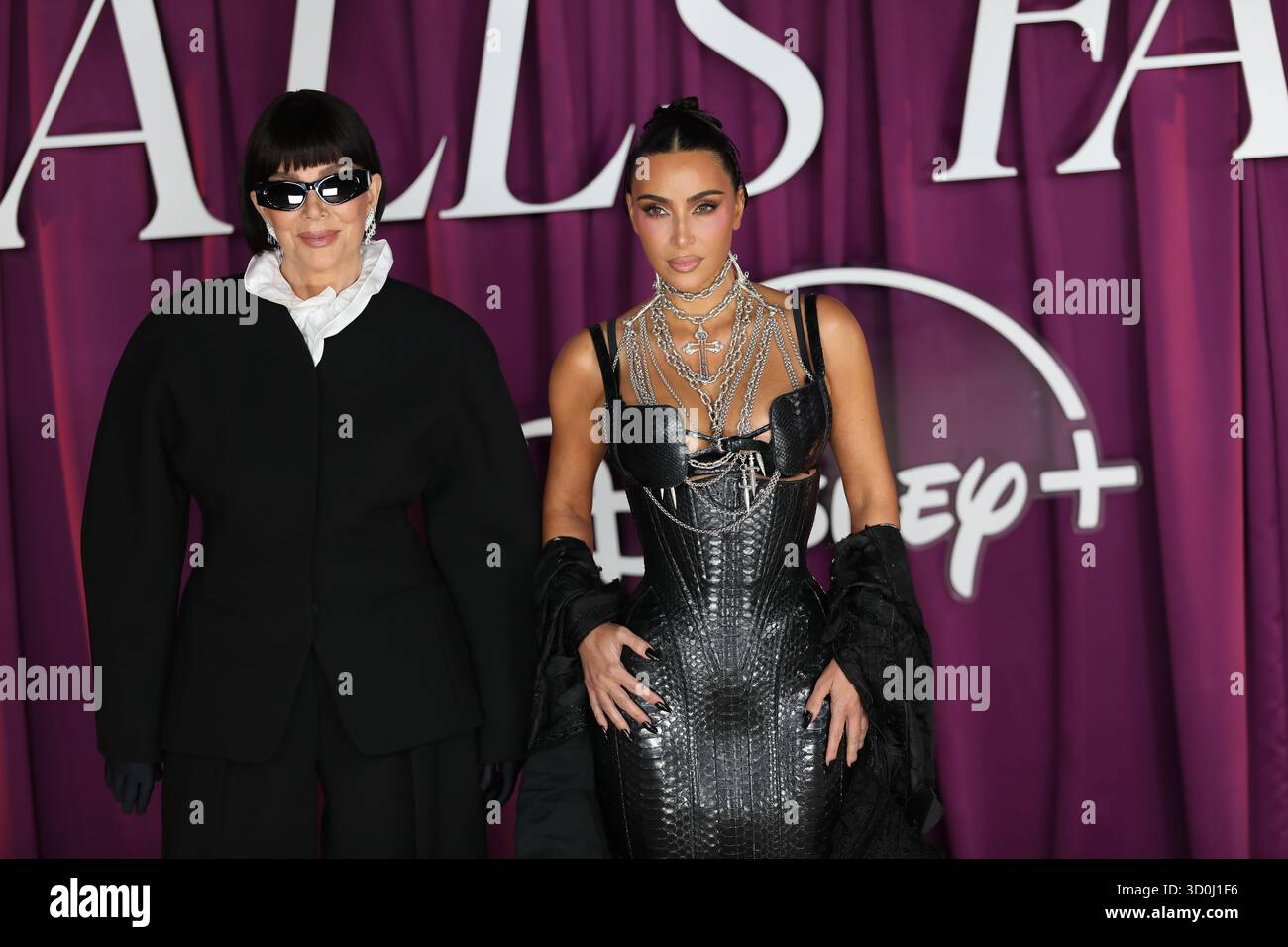 Kris Jenner and Kim Kardashian attend "All's Fair" London Premiere at(02)
