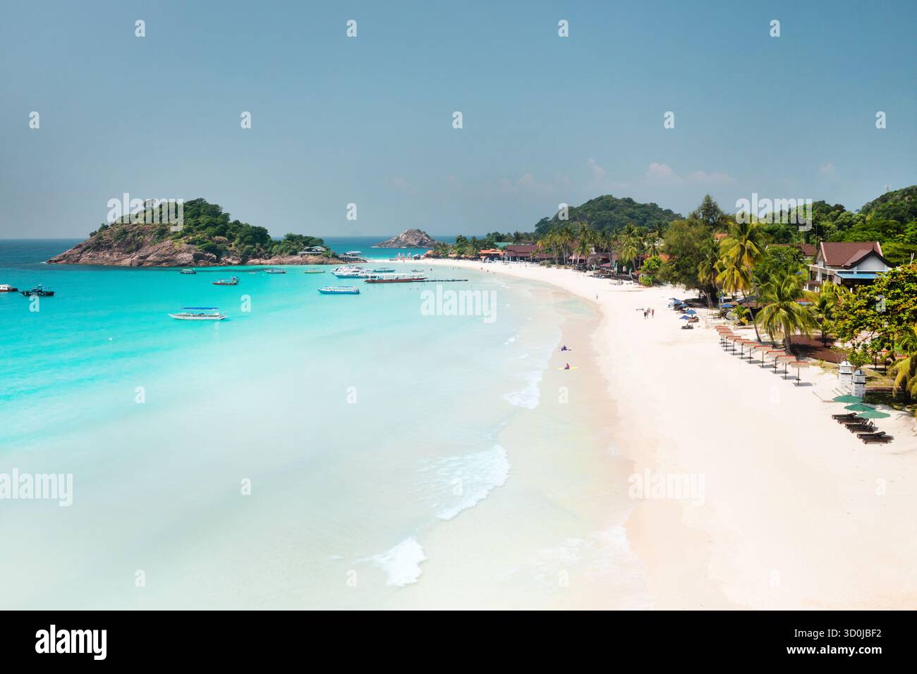 Image showcasing Paradise beach on Redang Island, Malaysia. A beach called long beach in ...
