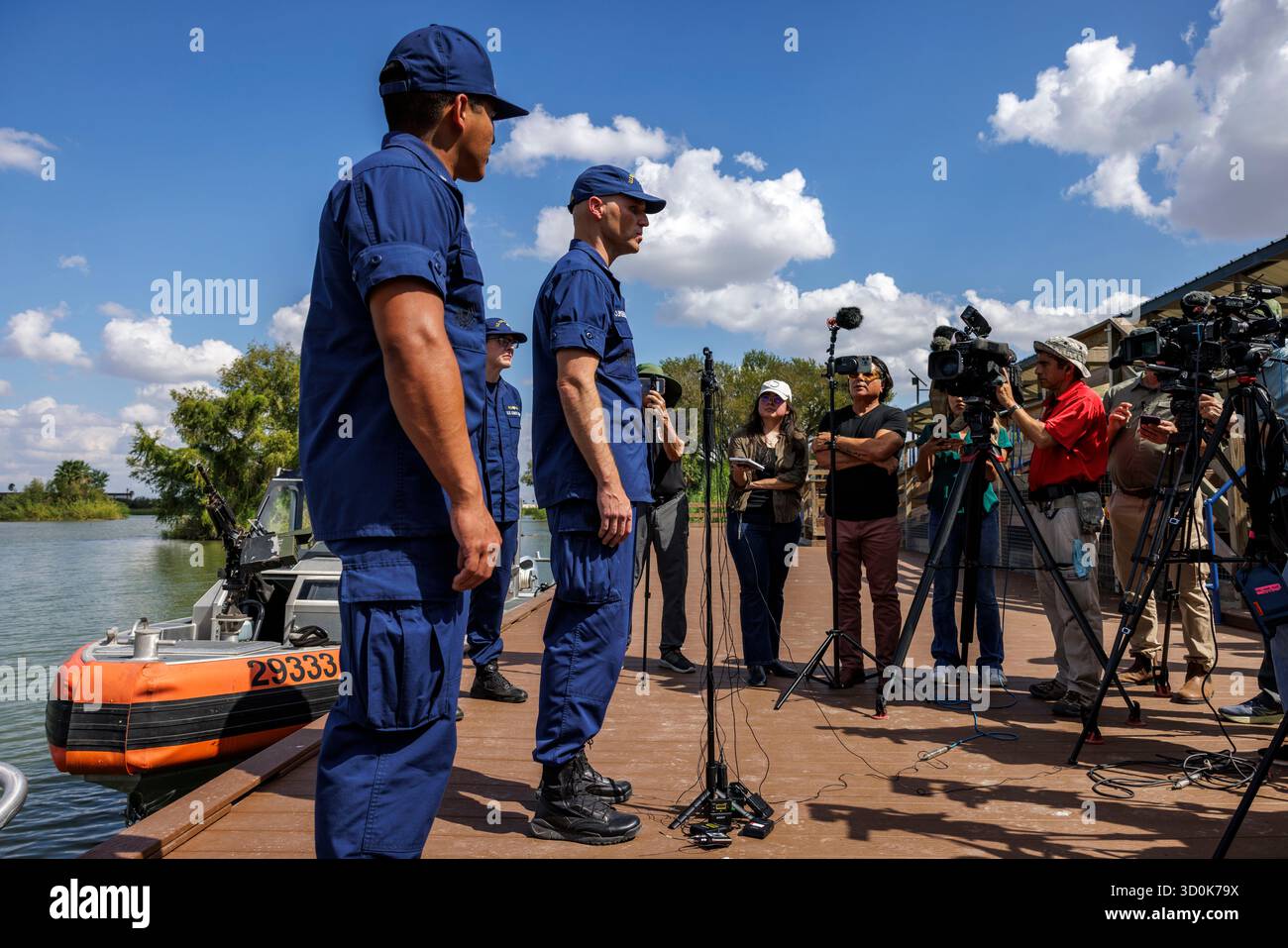 Uscg Rio Grande Captain Christopher Cumberland, commander of Coast Guard Forces Rio ...