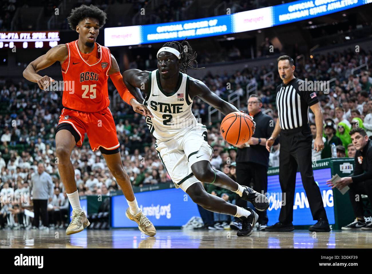 EAST LANSING, MI - OCTOBER 23: Michigan State Spartans guard Kur Teng ...