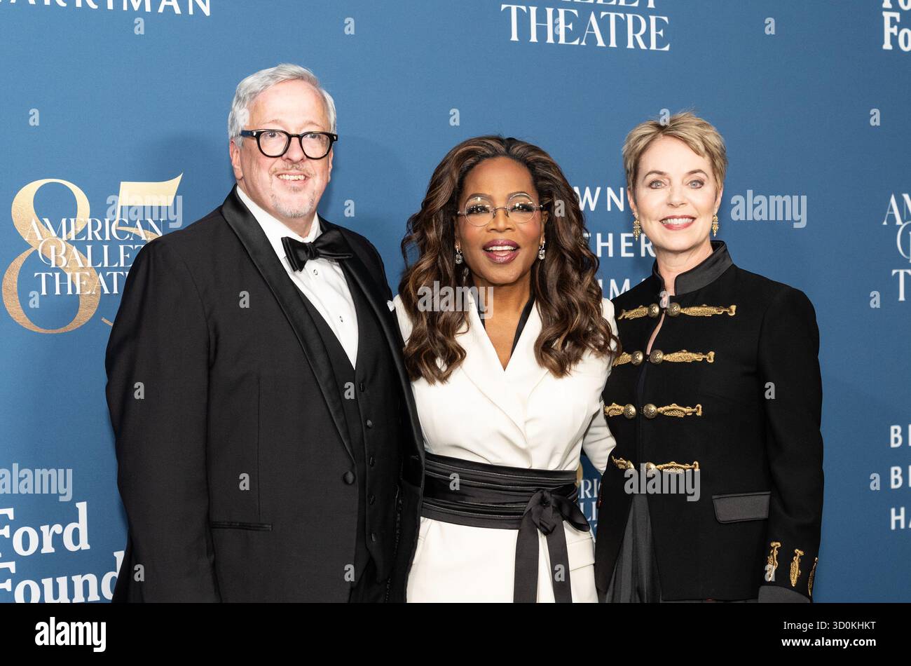 Barry Hughson, Oprah Winfrey and Susan Jaffe attend 2025 American ...