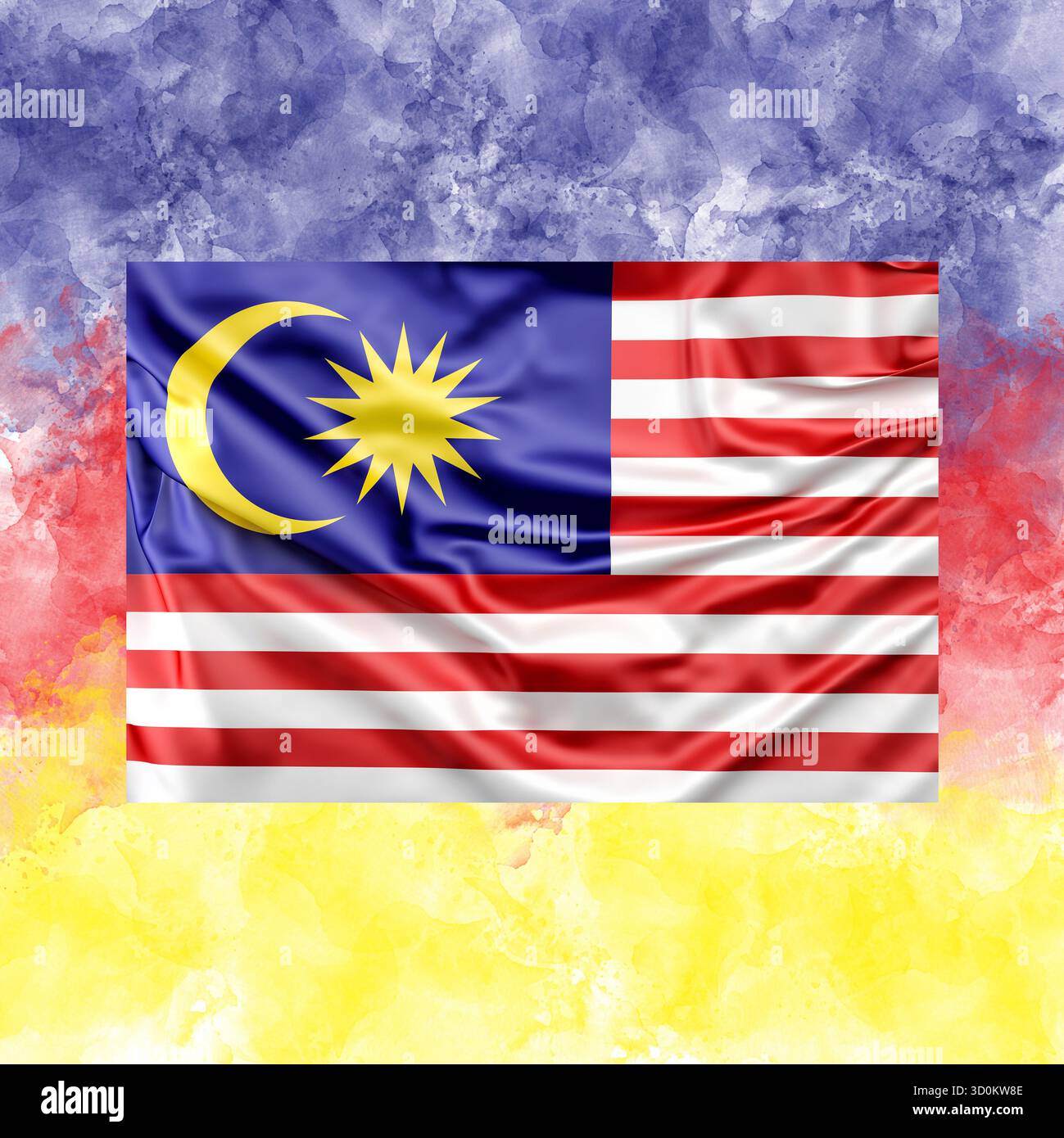 Malaysian flag colors hi-res stock photography and images - Alamy