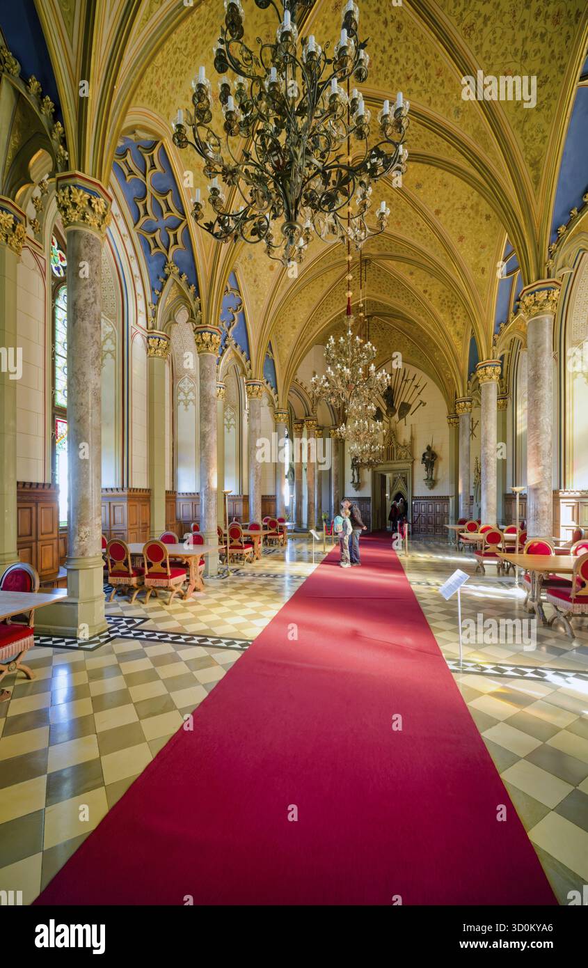 Hohenzollern castle, germany interior hi-res stock photography and ...