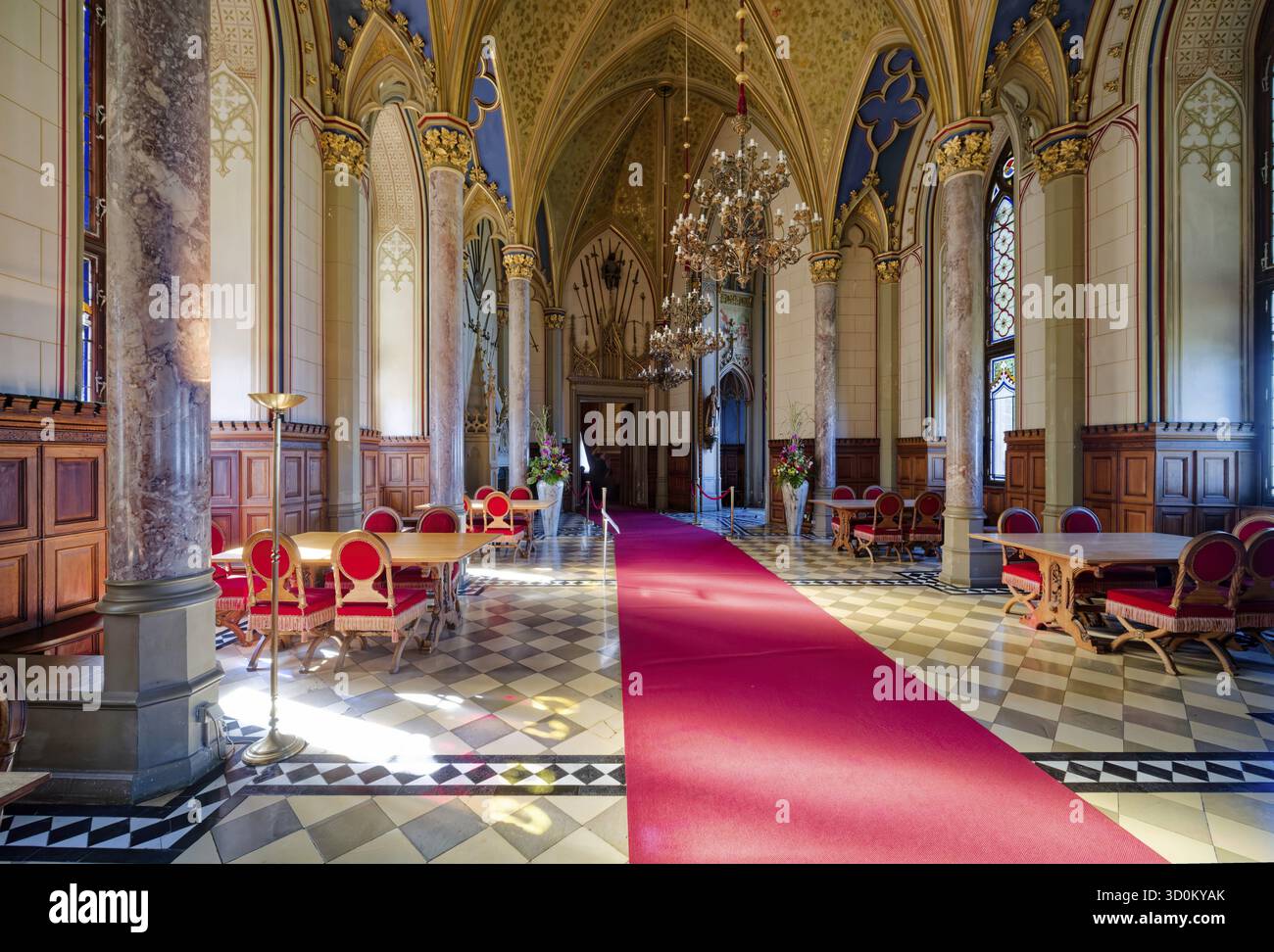 Hohenzollern castle, germany interior hi-res stock photography and ...