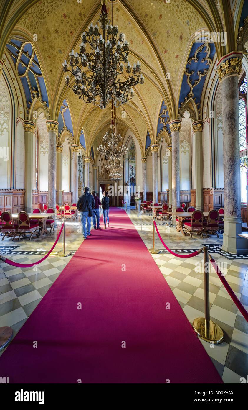 Hohenzollern castle, germany interior hi-res stock photography and ...