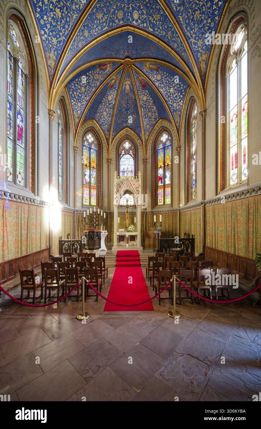 Christ Chapel, Hohenzollern Castle, ancestral home of the House of ...