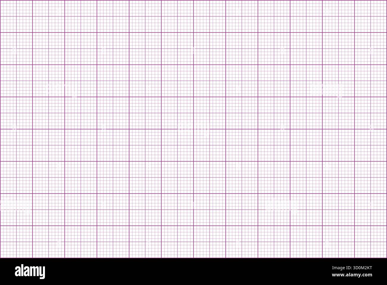 Seamless millimeter graph paper pattern. Blue fine grid for educational and design purposes. Abstract squared background Stock Vector
