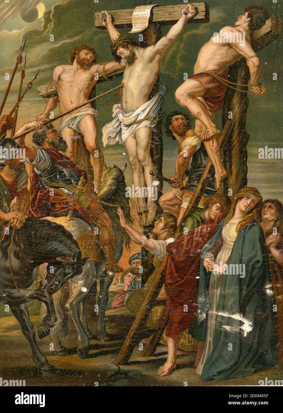 Jesus Slashed Jesus stabbed at crucifixion hi-res stock photography and images - Alamy