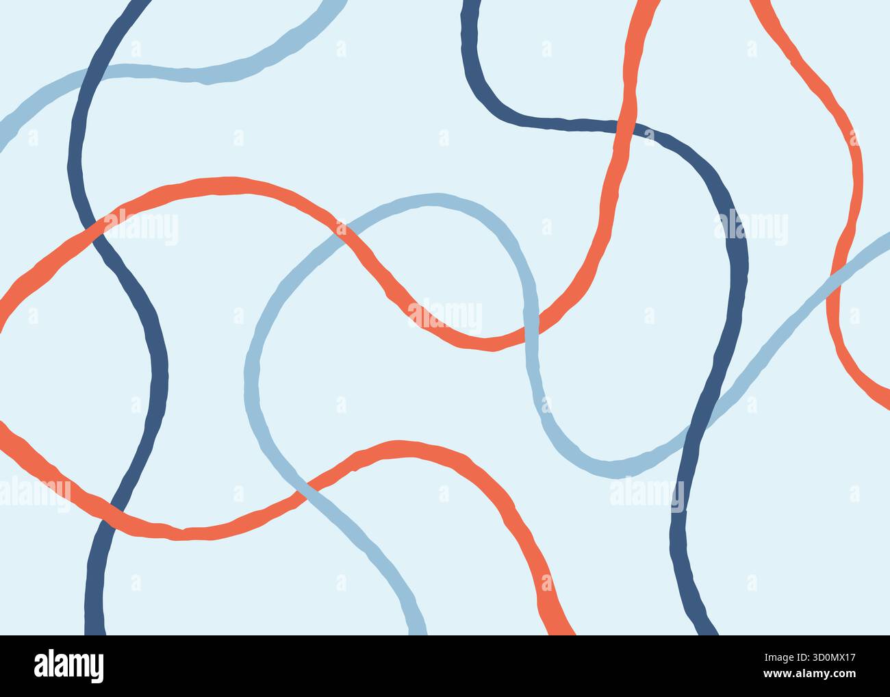 Abstract wavy lines background. Vector illustration art backdrop Stock Vector