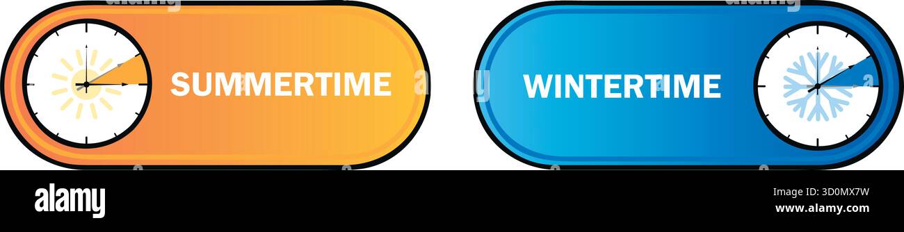 Daylight saving time autumn Cut Out Stock Images & Pictures - Page