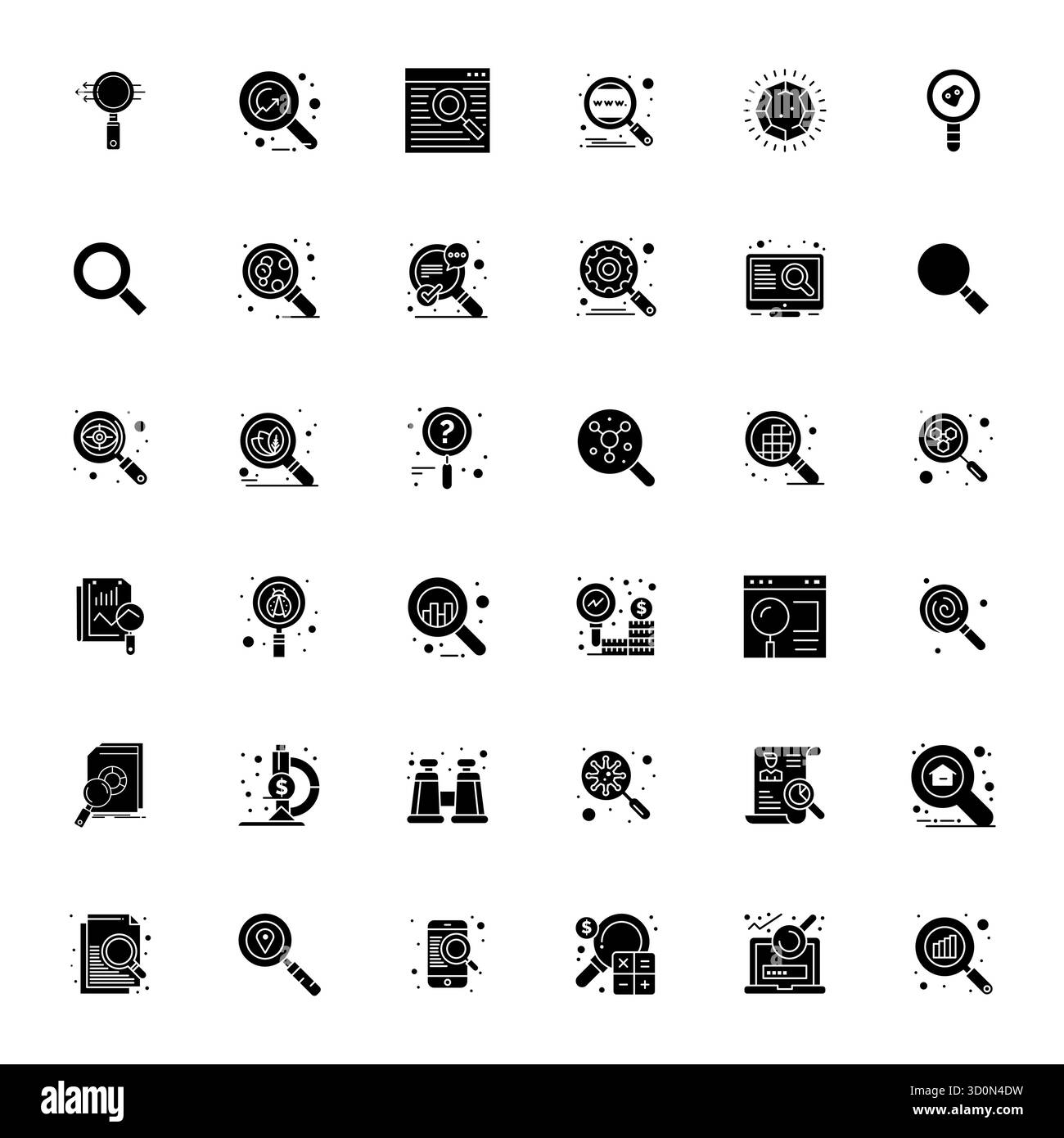 Beautifully rendered 36 Filled Display Perfect vector icons for ...