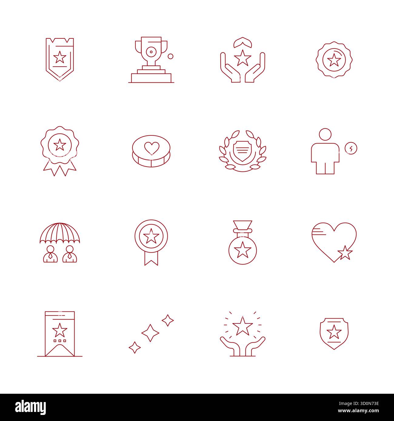 Artfully designed 16 Thin Line Pixel Aligned vector icons for Premium ...